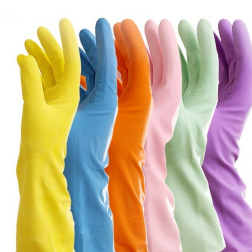 HOUSEHOLD LATEX RUBBER GLOVES