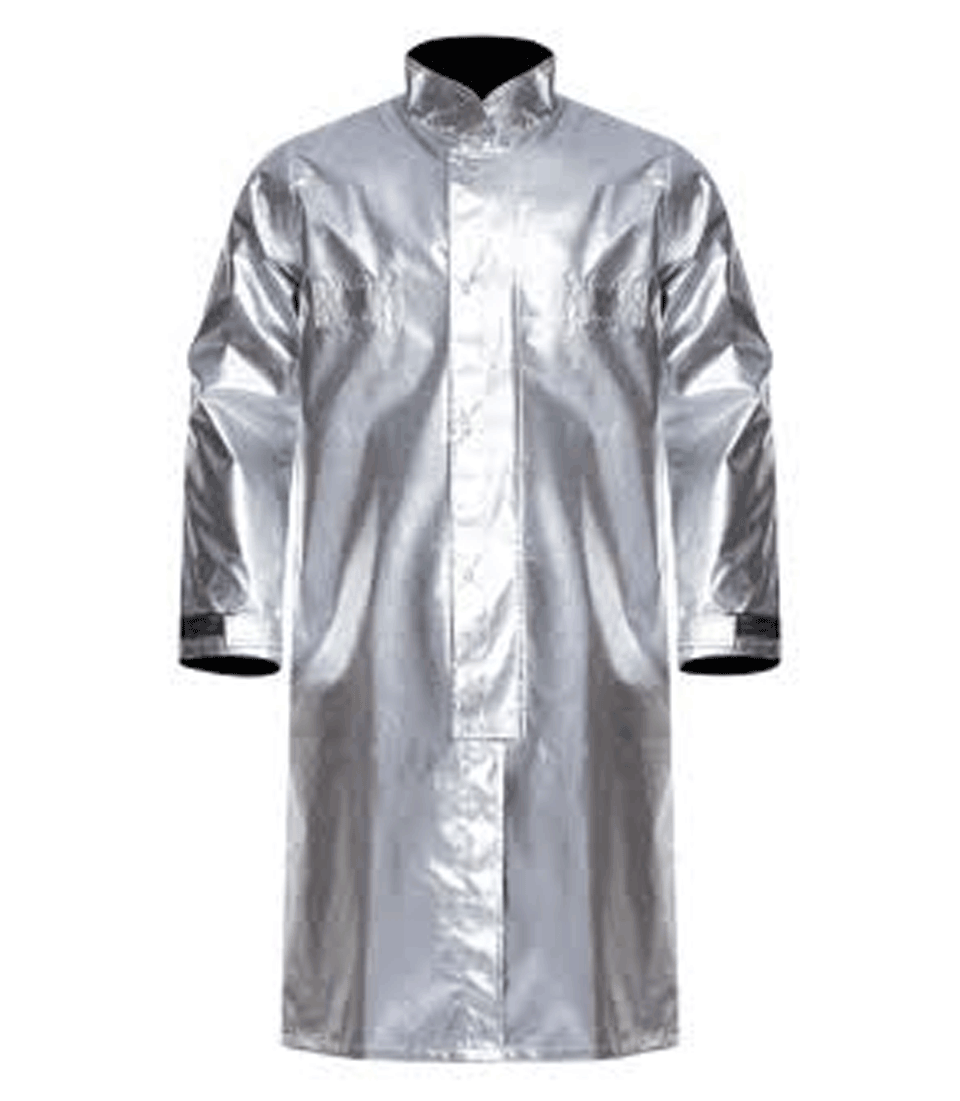 Aluminised Fabric Metal Splash Protection Jacket