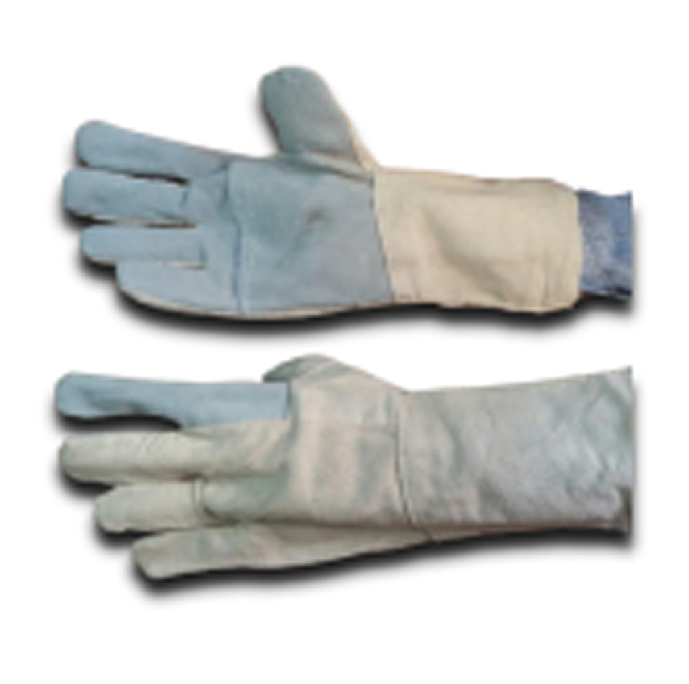 LEATHER PALM COTTON GLOVES